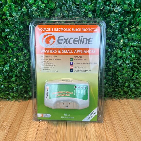 Surge Protector Washers and Small Appliances Exceline Voltage 3yr Warranty - Picture 1 of 8